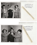 Lot of Twenty 10 x 8 Photos With Shemp as Third Stooge -- From Various Three Stooges Films -- 19 Glossy Photos, 1 Matte Finish -- Very Good Condition